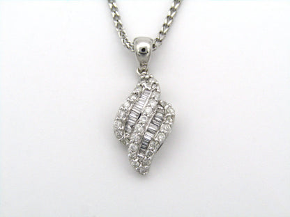 14K gold diamond pendant.