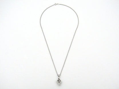 14K gold diamond pendant.