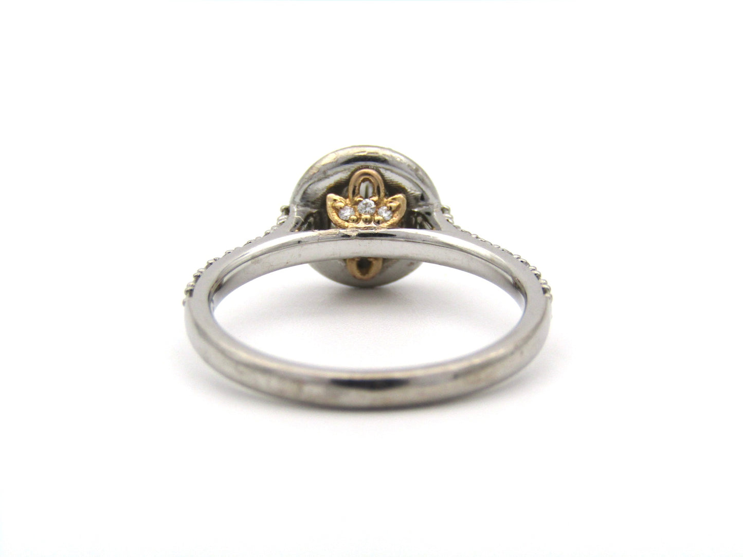 18K gold Angel Diamond Halo Engagement ring by Browns.