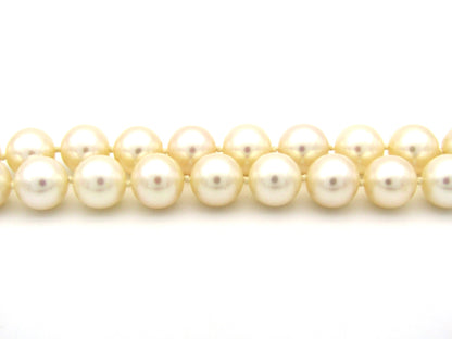 18K gold pearl and diamond necklace by Browns.