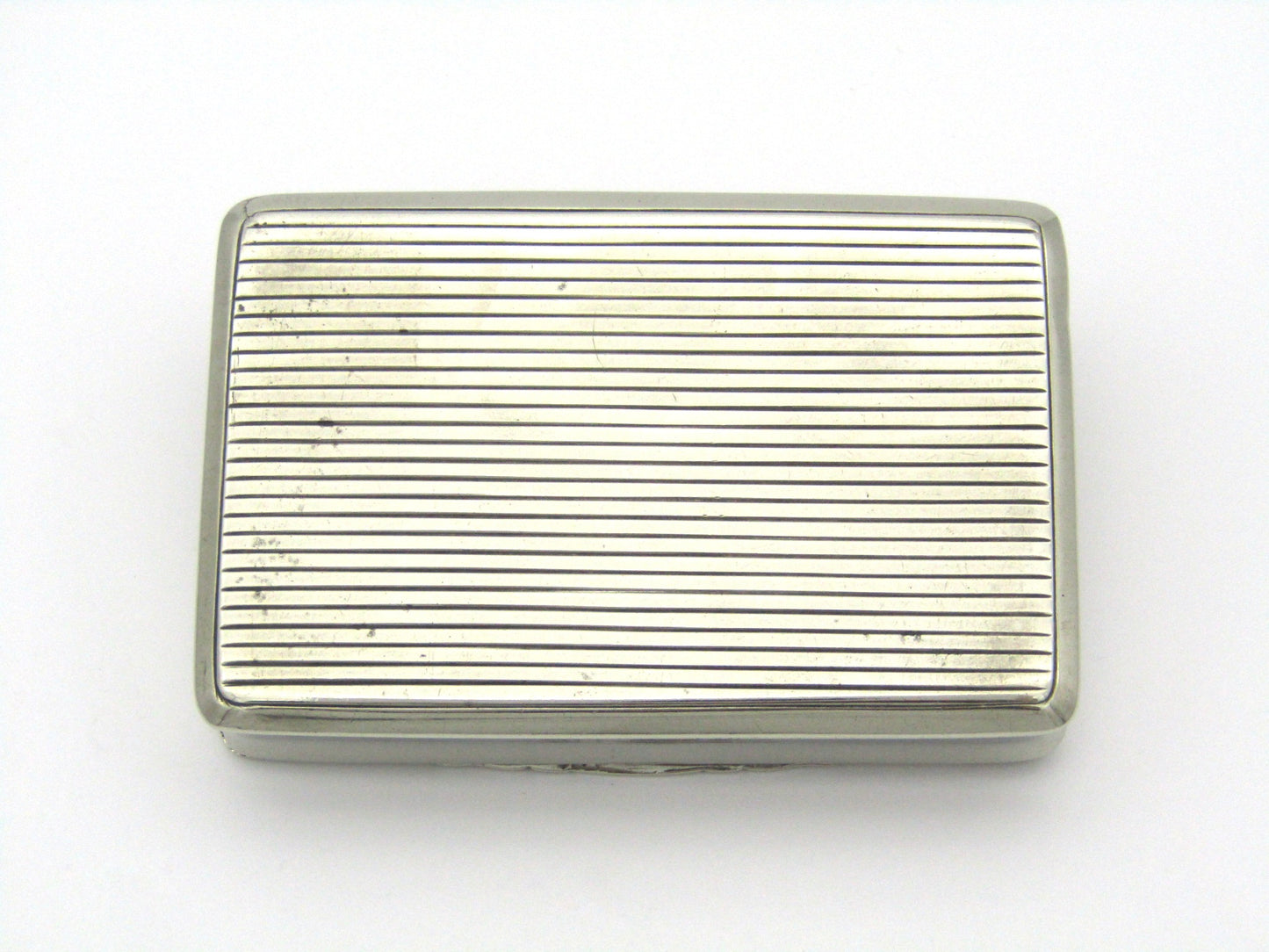 German silver snuff box, Frankfurt, Circa 1780.