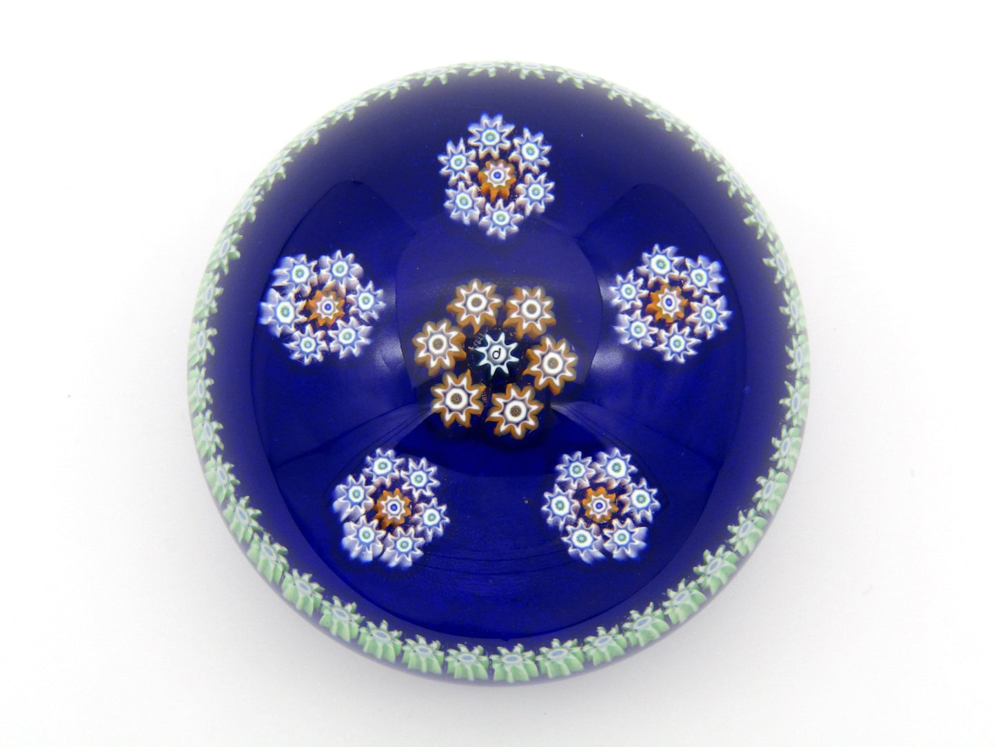 Perthshire Millefiori Art Glass paperweight, Circa 1980's.