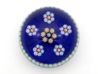 Perthshire Millefiori Art Glass paperweight, Circa 1980's.