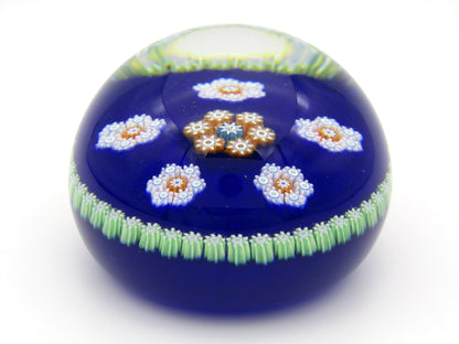 Perthshire Millefiori Art Glass paperweight, Circa 1980's.