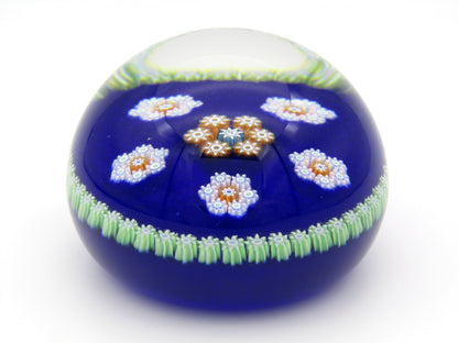 Perthshire Millefiori Art Glass paperweight, Circa 1980's.