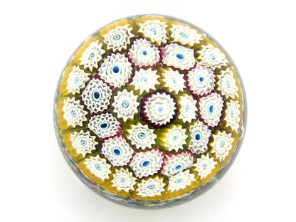 Murano Millefiori Art Glass paperweight, Circa 1970's.
