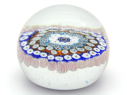 Murano Millefiori Cane Art Glass paperweight possibly by Barovier and Toso, Circa 1970's.