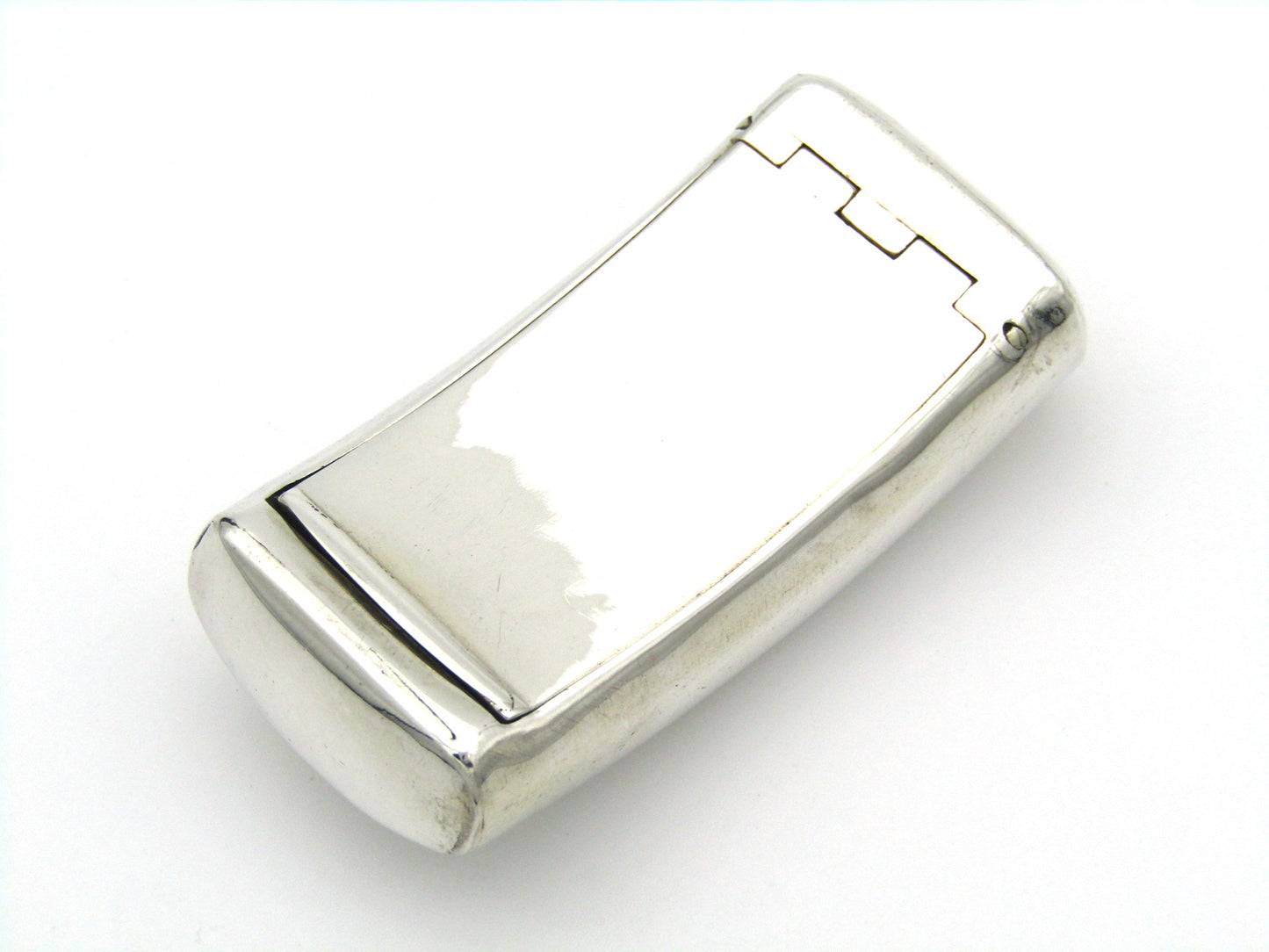 Georgian silver snuff box by John Shaw, Birmingham, 1805.