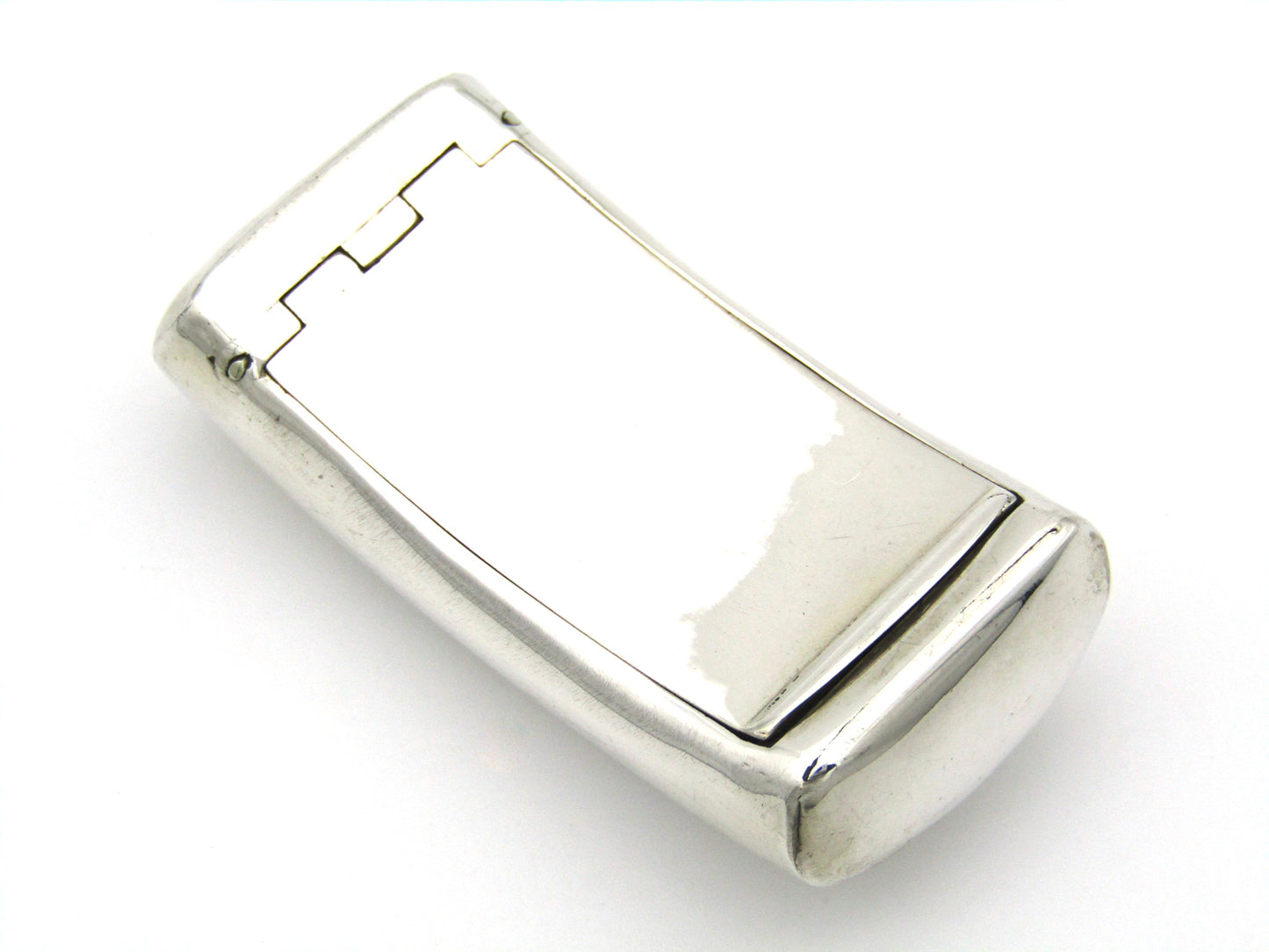 Georgian silver snuff box by John Shaw, Birmingham, 1805.