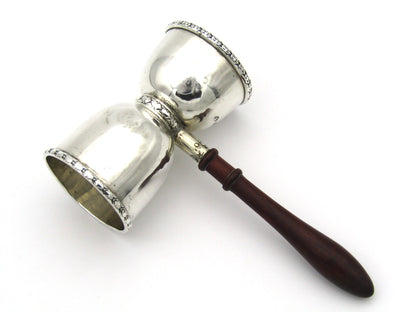 Silver Double Jigger/Double Spirit Measure by Asprey & Co., Birmingham, 1949.