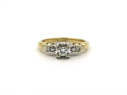 18K gold diamond ring, Birmingham, 1989.