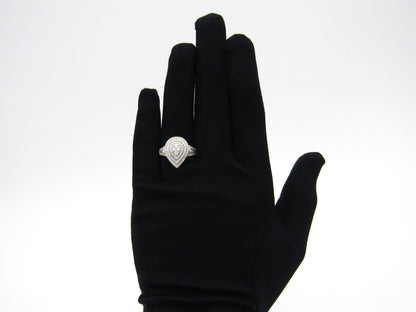 9K gold diamond ring.