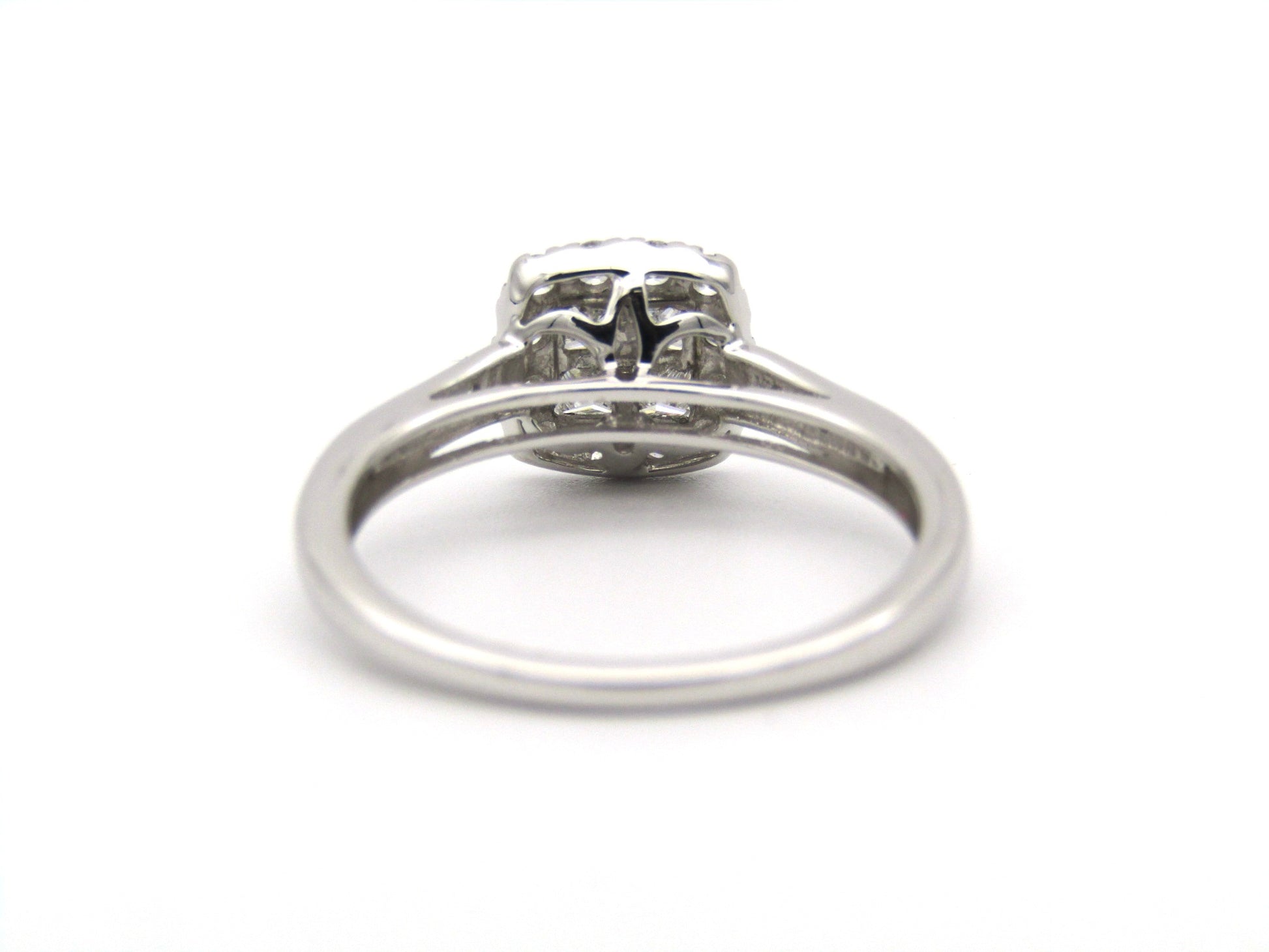 9K gold diamond ring.