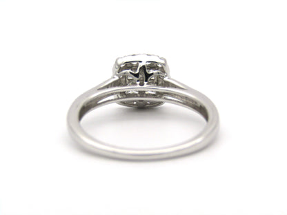 9K gold diamond ring.
