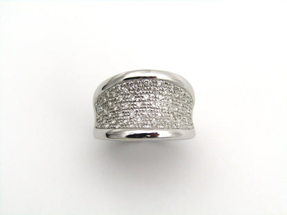 18K gold diamond ring.