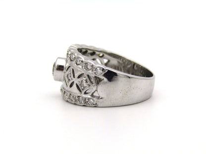18kt gold diamond ring by Jenna Clifford.
