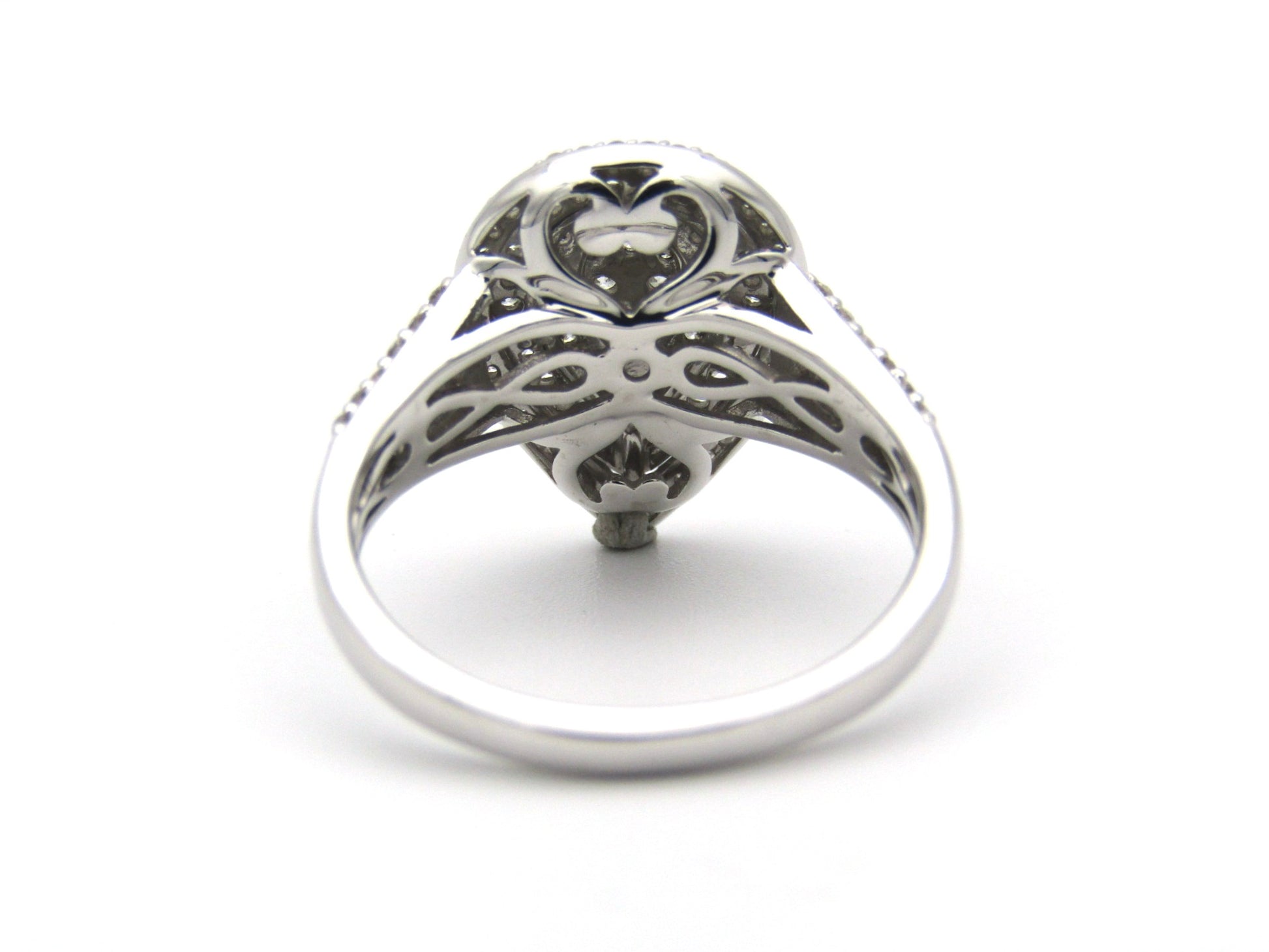 9K gold diamond ring.