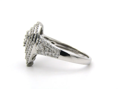 9K gold diamond ring.