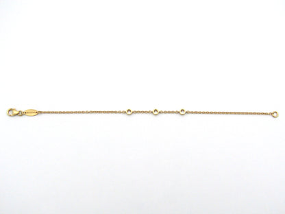 18K gold diamond bracelet.