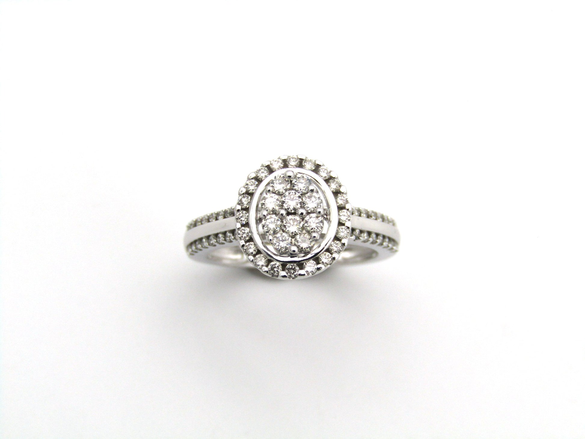 14K gold diamond ring.
